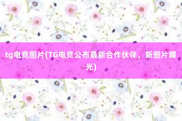 tg电竞图片(TG电竞公布最新合作伙伴，新图片曝光)