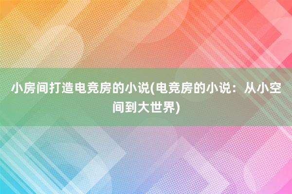 小房间打造电竞房的小说(电竞房的小说：从小空间到大世界)