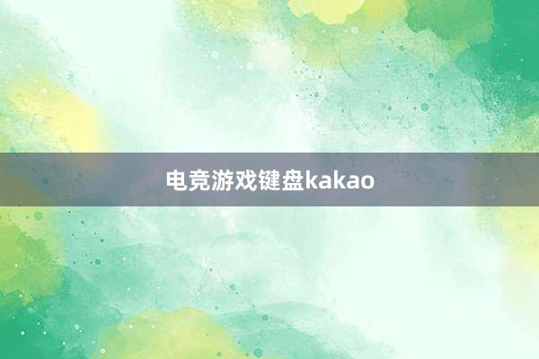 电竞游戏键盘kakao